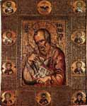 Святой апостол и евангелист Иоанн Богослов (греческая икона). 492x600, 130kb