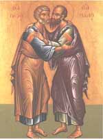 свв. апостолы Петр и Павел. 600x811, 188kb